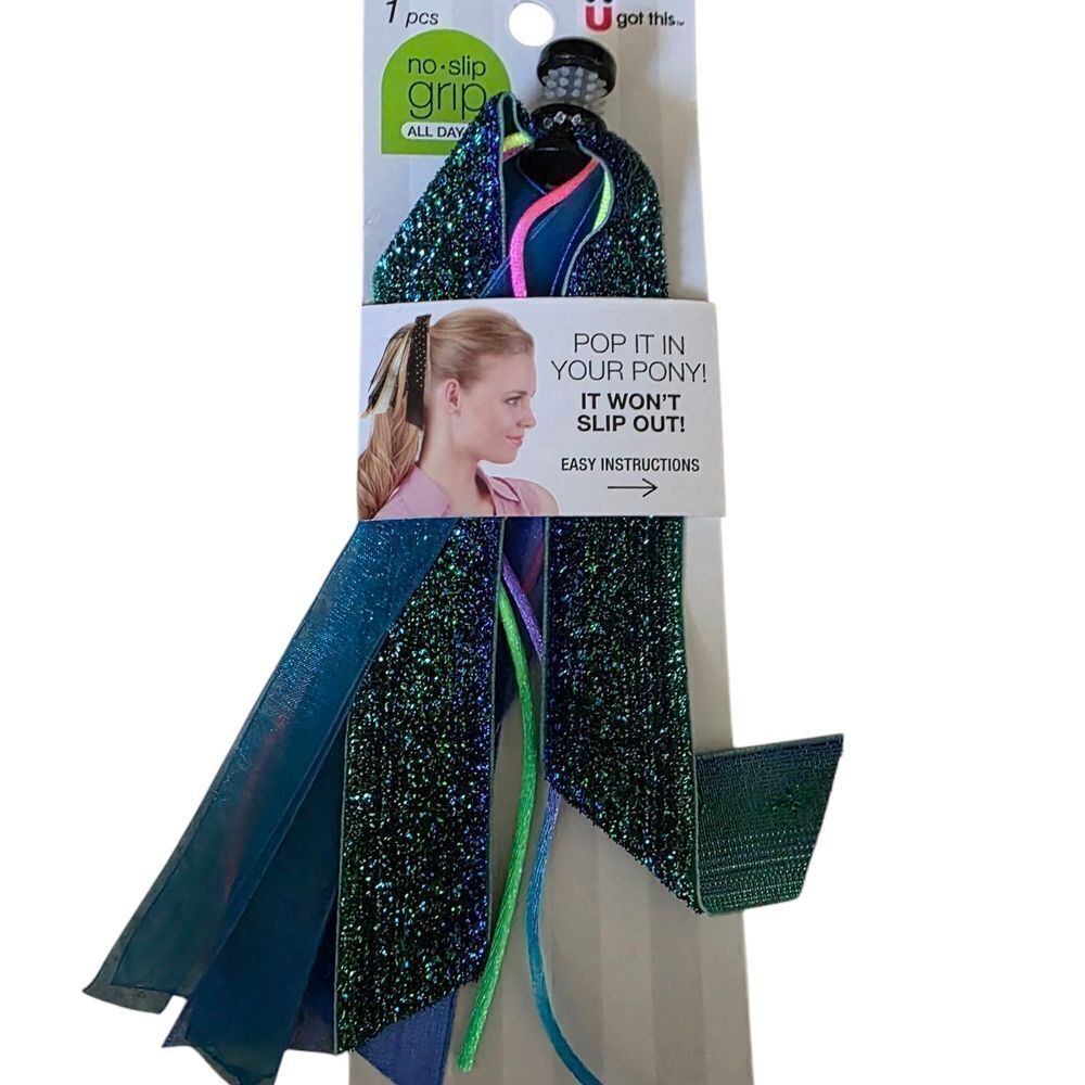 Colorful Glitter Hair Ribbon